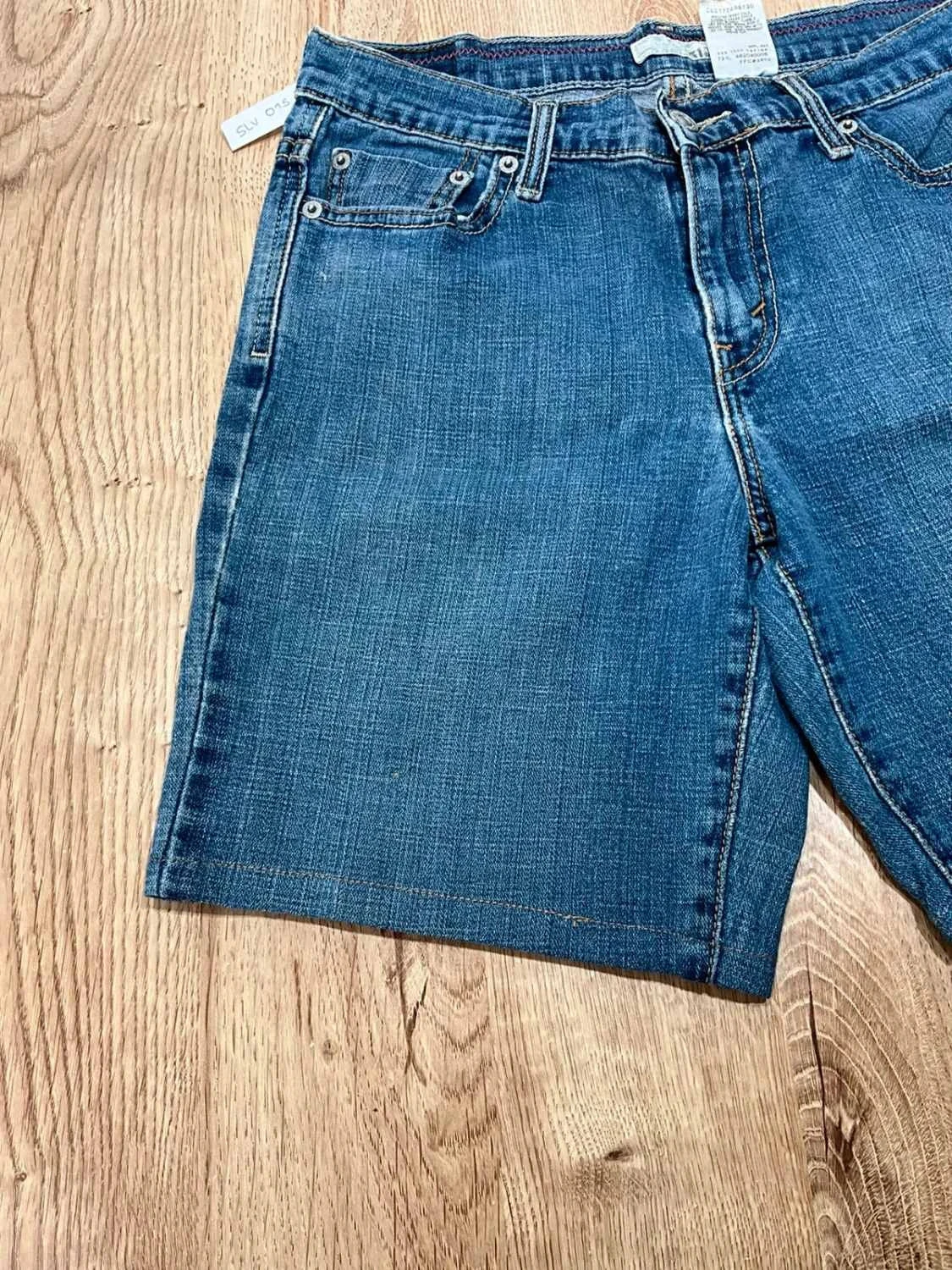 Short Levi's Capri Taille 4 Vintage Femme Coton Bleu Slv015 – photo 5